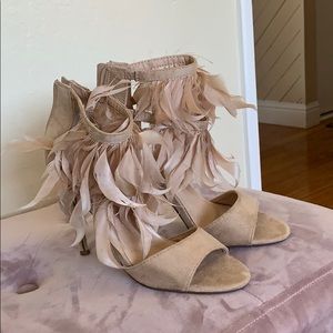 BRAND NEW NEVER WORN FEATHER MISS LOLA SHOES